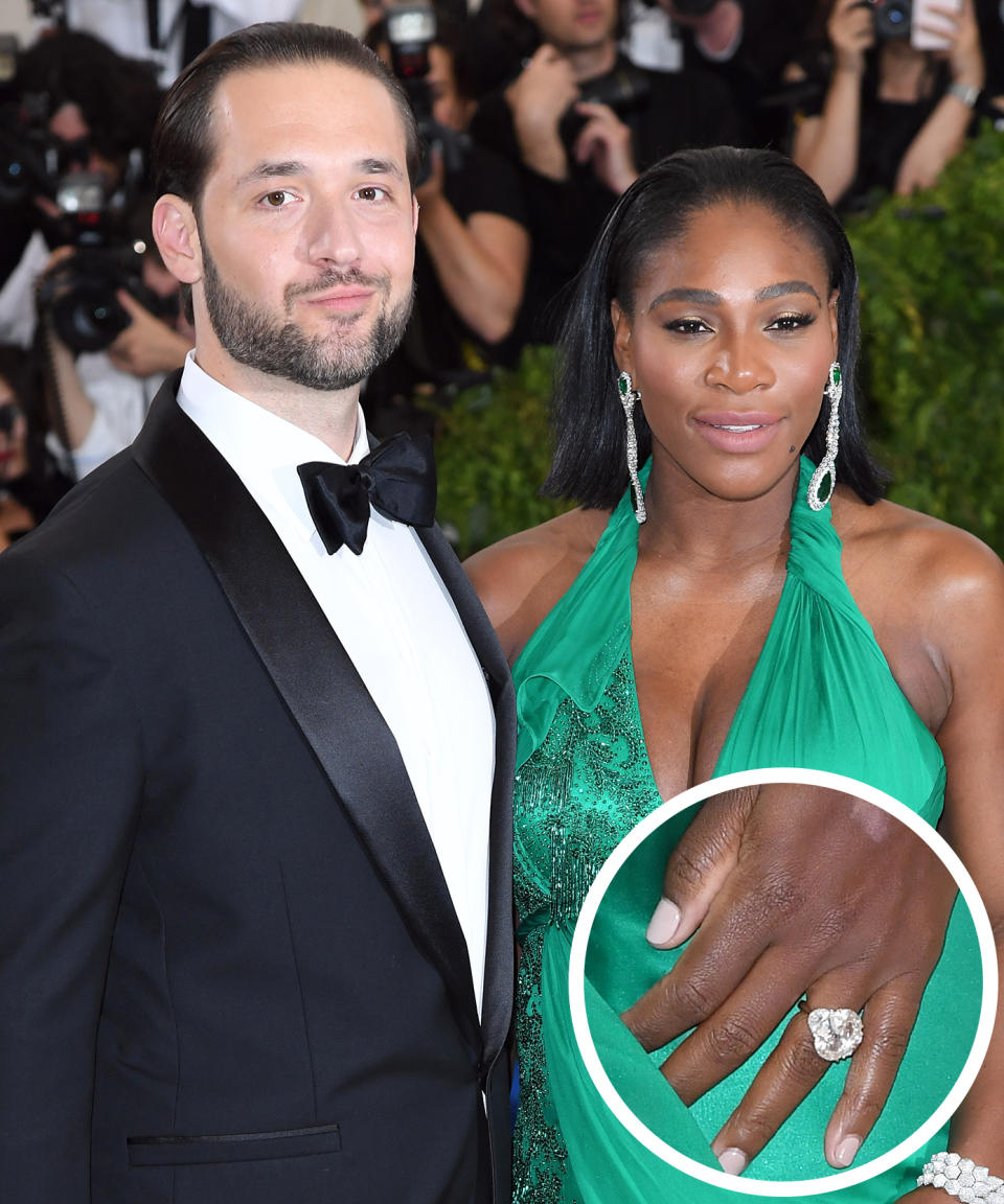 Serena Williams and Alexis Ohanian