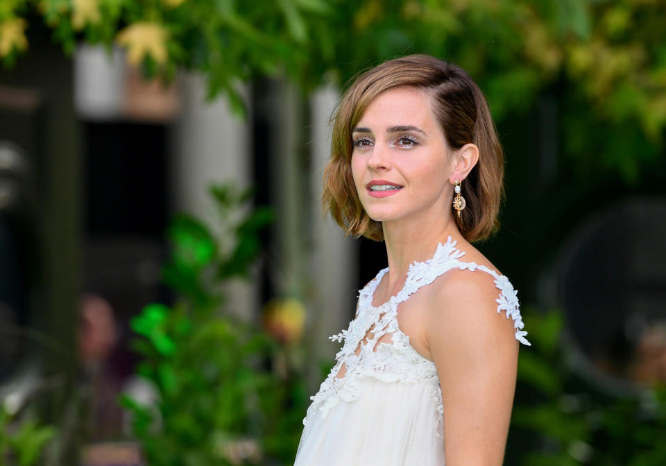 LONDON, ENGLAND - OCTOBER 17:  Emma Watson attends the Earthshot Prize 2021 at Alexandra Palace on October 17, 2021 in London, England. (Photo by Joe Maher/Getty Images)