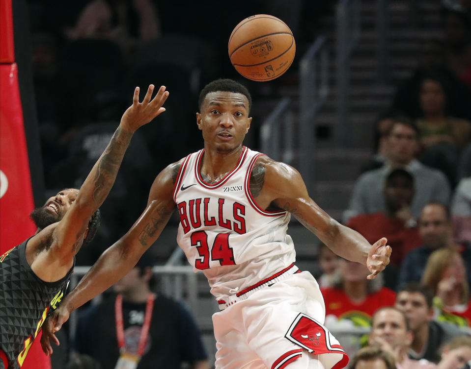 Wendell Carter Jr. is young, but he is the best fantasy option at PF in Chicago for the time being. (AP Foto/John Bazemore)