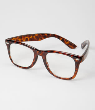 Kids probably don't need to be wearing glasses as a fashion statement, but let these classic tortoiseshell specs be the inspiration for the real deal. Or just let your kid wear them anyday they need a smarty pants edge.