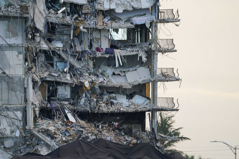 邁阿密公寓大樓於6月24日凌晨發生倒塌意外。（圖／達志／美聯社）