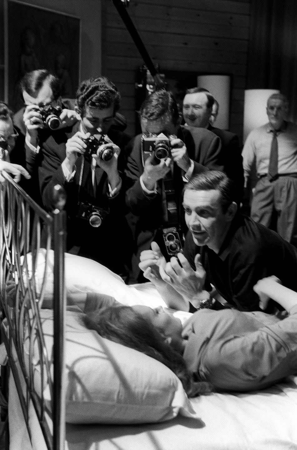 Take a Look at These Behind-the-Scenes Photos From James Bond Films, Starting at Dr. No