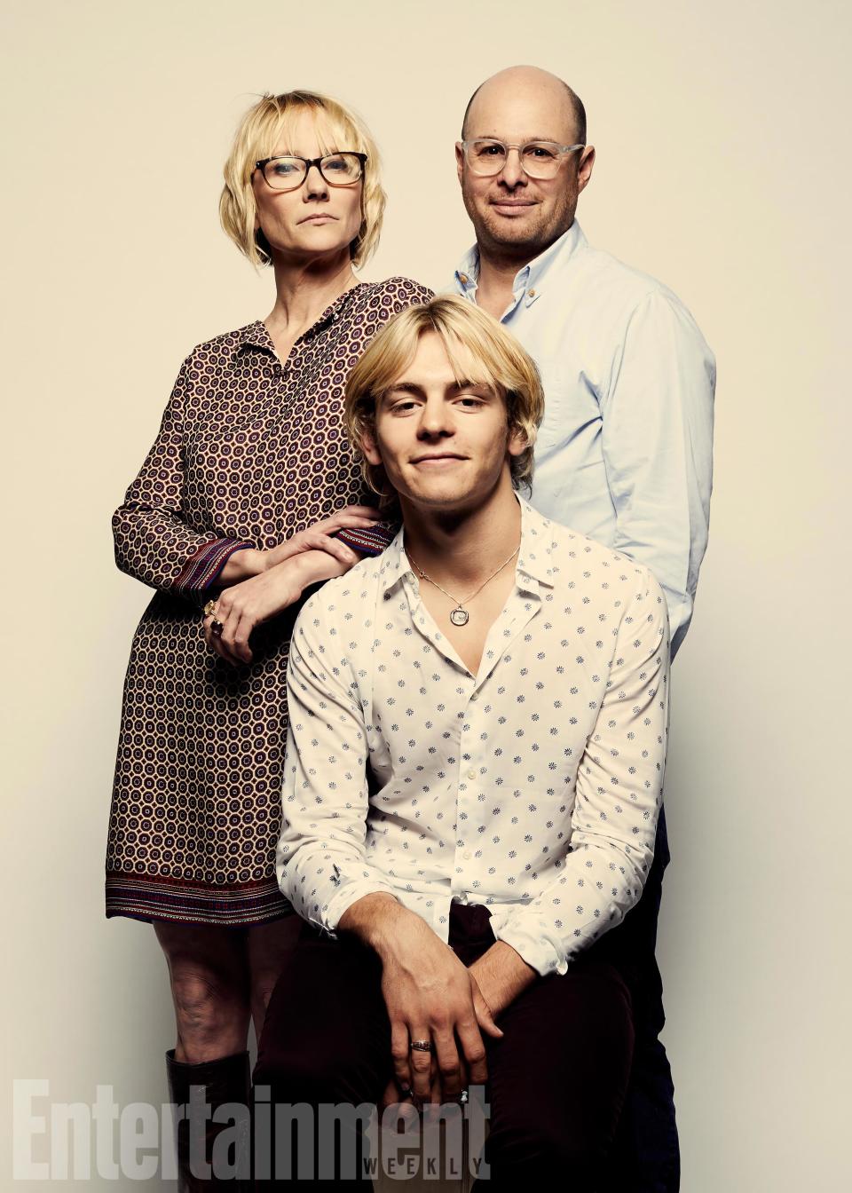 Anne Heche, Ross Lynch, and Marc Meyers (My Friend Dahmer)