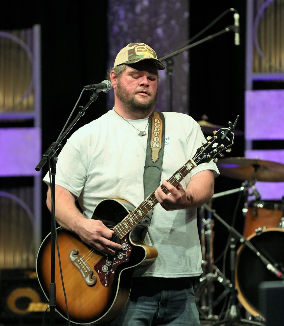 Guitarist Will Burton provided entertainment on stage during the Circles of Hope Telethon held at the Carl Perkins Civic Center in Jackson on Sunday, August 21, 2022. The telethon raised more than $1.5 million for the Carl Perkins Centers for the Prevention of Child Abuse. Gail Bailey/The Jackson Sun