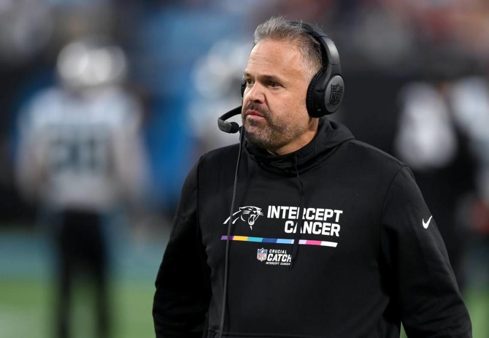 Former Carolina Panthers head coach Matt Rhule has filed an arbitration suit with the NFL against the team, saying he is still owed approximately $5 million in severance compensation.