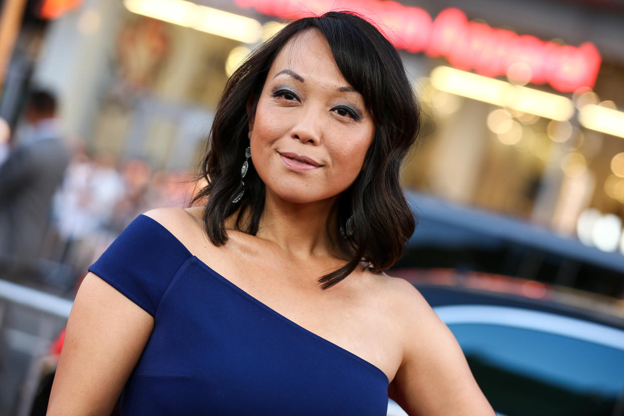 Naoko Mori attends the LA Premiere of "Everest" held at the TCL Chinese Theatre IMAX on Wednesday, Sept. 9, 2015, in Los Angeles. (Photo by John Salangsang/Invision/AP)