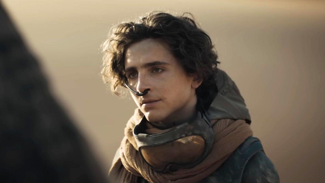 Timothée Chalamet est Paul Atreides dans Dune. 