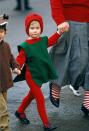 <p>Prince Harry got in the Christmas spirit by dressing up in a red and green ensemble for his school's nativity play.</p>