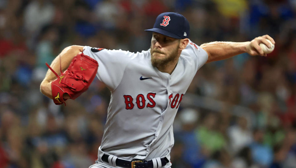 Chris Sale #41 of the Boston Red Sox could have serious fantasy value