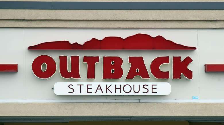 Outback Steakhouse sign