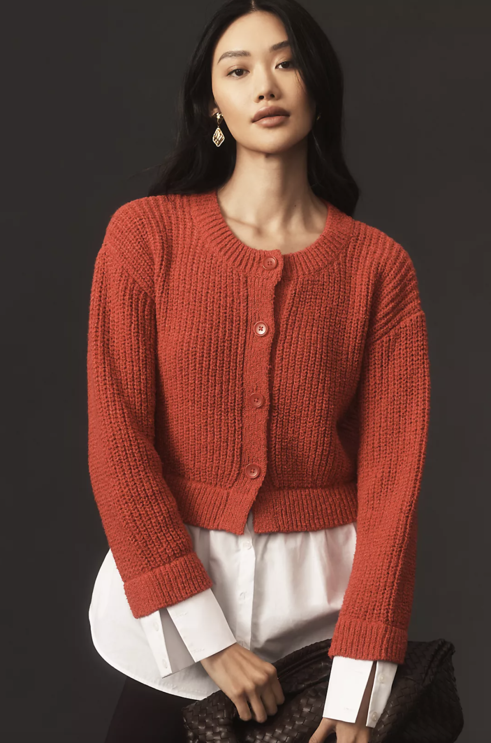 By Anthropologie Cropped Twofer Cardigan Sweater (Photo via Anthropologie)