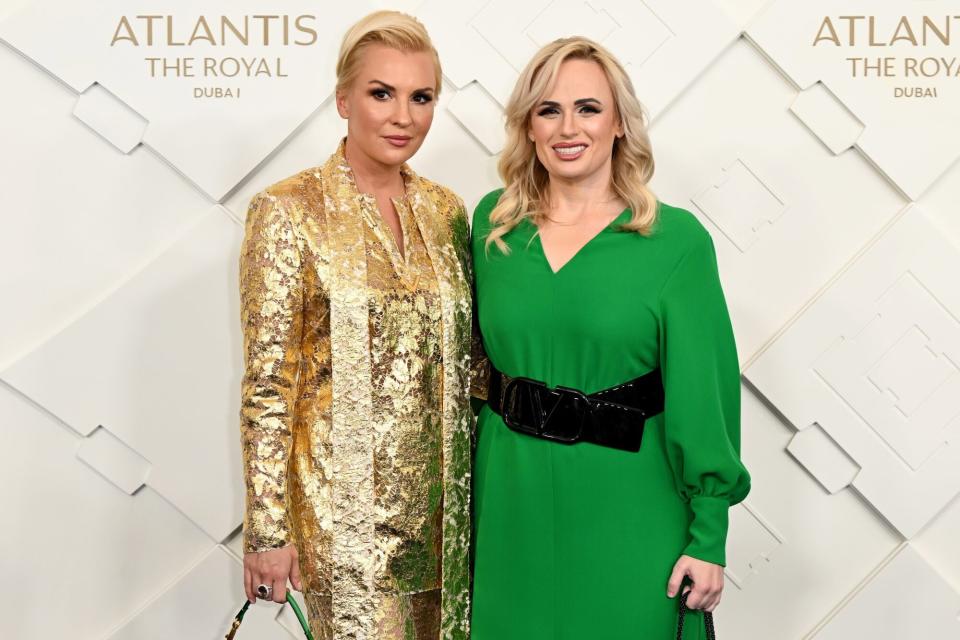 DUBAI, UNITED ARAB EMIRATES - JANUARY 21: Ramona Agruma and Rebel Wilson attend the Grand Reveal Weekend for Atlantis The Royal, Dubai's new ultra-luxury hotel on January 21, 2023 in Dubai, United Arab Emirates. (Photo by Jeff Spicer/Getty Images for Atlantis The Royal)