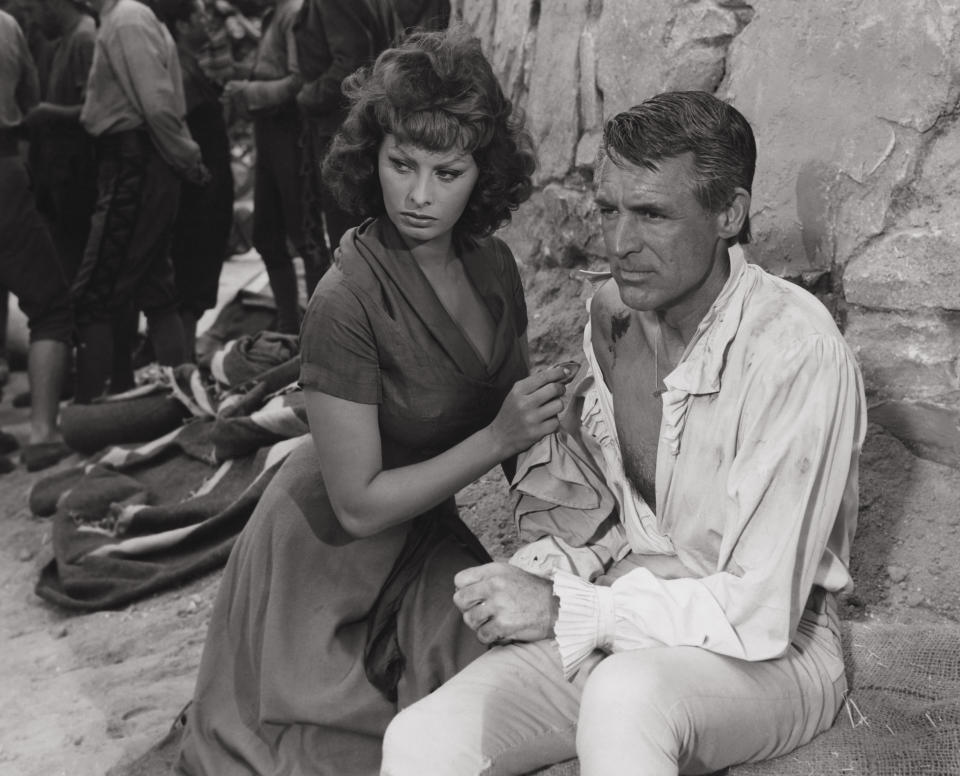 <span><span>Sophia Loren and Cary Grant, 'The Pride and The Passion,' 1957</span><span>Ken Danvers/United Artists/Kobal/Shutterstock</span></span>