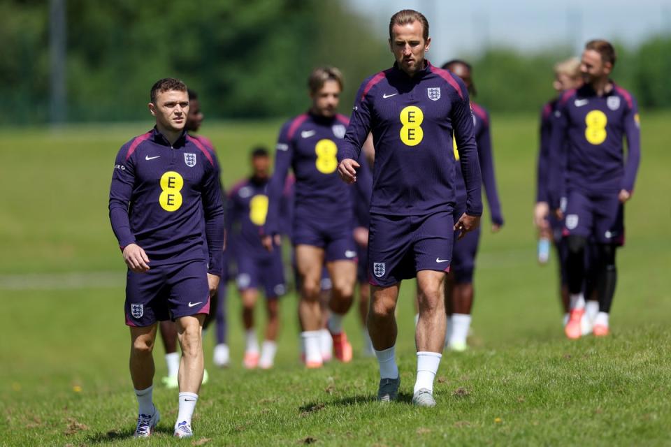 Kieran Trippier will captain England tonight (The FA via Getty Images)