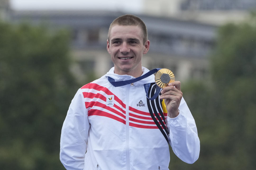 Remco Evenepoel. (AP/Ricardo Mazalan)