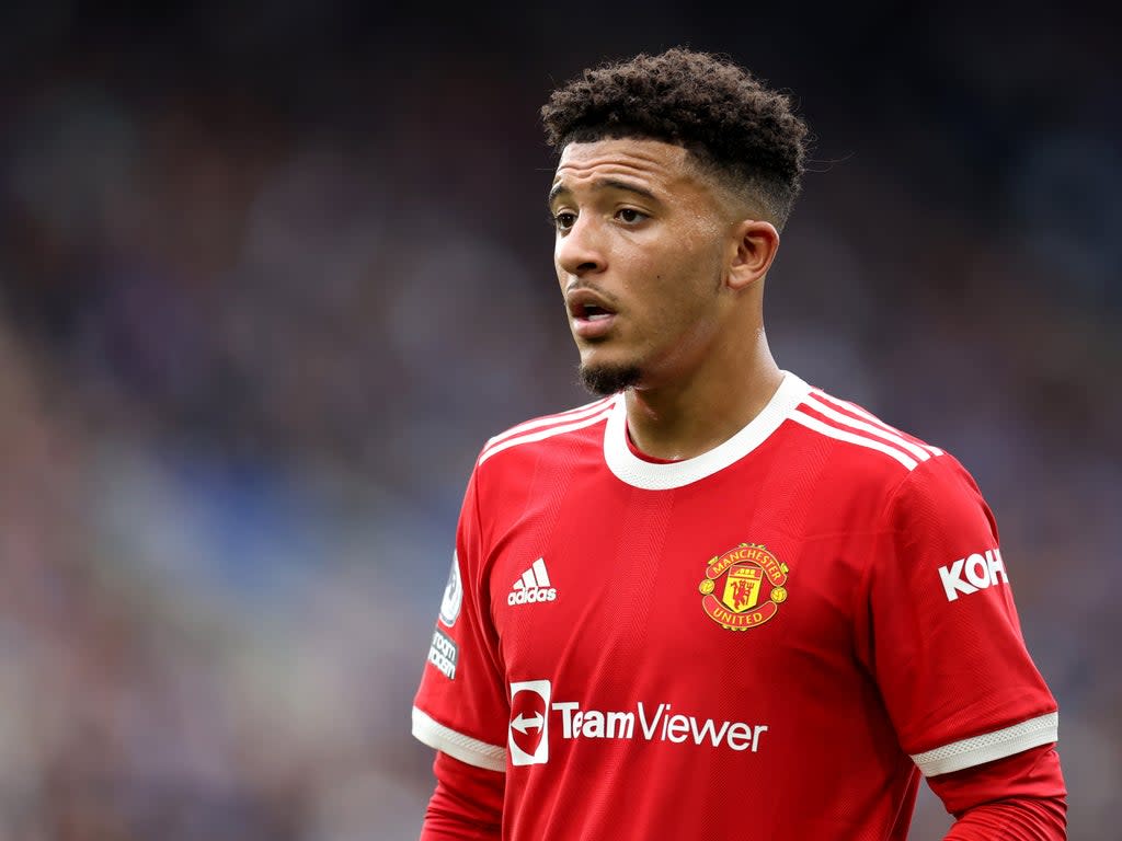 Manchester United forward Jadon Sancho (Getty Images)