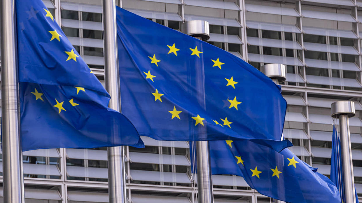 The EU flags. Photo: Getty Images