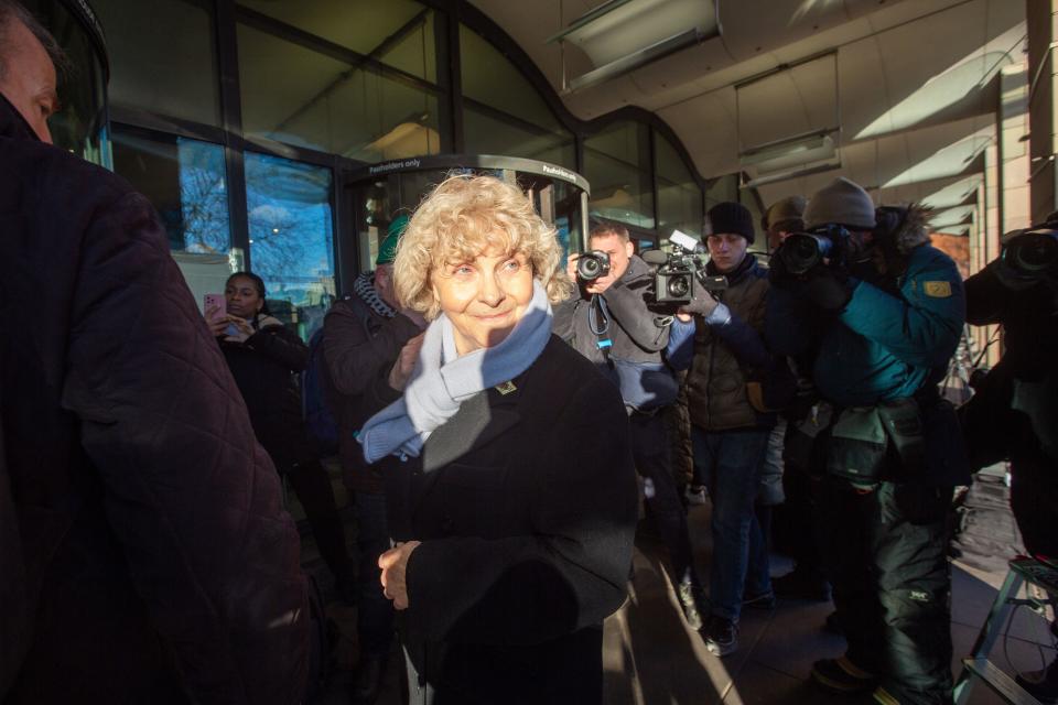 London, England, United Kingdom.  16 January 2024. Former deputy postmaster JO HAMILTON arrives in parliament ahead of the Business and Trade Committee Post Office and Horizon Compensation Oral Evidence hearing.  (Credit: © Tayfun Salci/ZUMA Press Wire) FOR EDITORIAL USE ONLY!  Not for commercial USE!