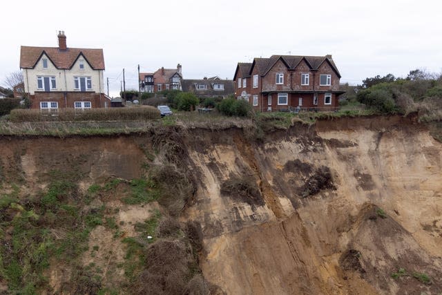 Norfolk cliff collapse