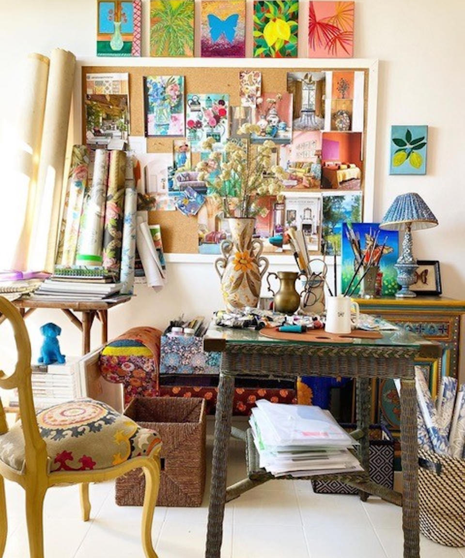 <p> 'Home offices should be places entirely distinct from your home life,' says designer Matthew Williamson. 'When you enter your home office, be it a separate room or even a corner in your living room, you should feel connected to whatever it is that you want to achieve that day.' </p> <p> Matthew advises that if you're working in another room of the house, look to tuck it away when work ends and play can resume: 'My current workspace is in my lounge, so when I'm finished at work for the day, I hide that space with my new circular room divider from my recent collaboration with Roome London.' </p> <p> Camilia Clarke of Albion Nord agrees. 'Usually, home is the sanctuary in which we can unwind after a testing day at the office,' says Camilla. 'However, these days the home is the office. For those without a dedicated study or home office, create a space in which you can 'go to work' and leave once the day is done. This way, when you're out of your work nook, your home will still feel like a home.' </p>