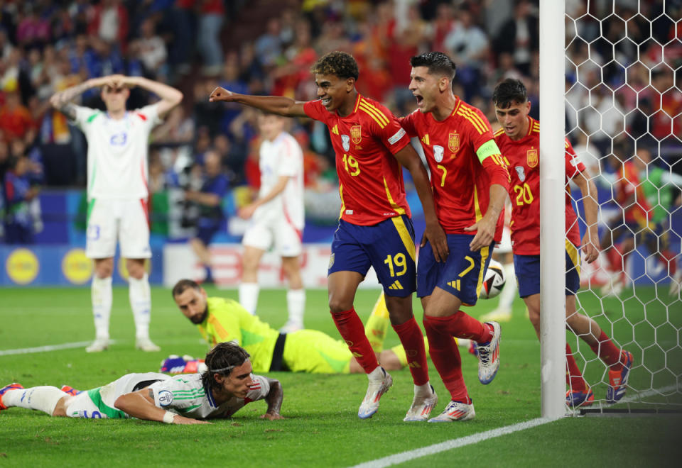 Lamine Yamal appears to hit back at Rabiot as Spain eliminate France