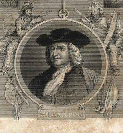 William Penn. <a href="https://www.npg.org.uk/collections/search/use-this-image/?mkey=mw42786" rel="nofollow noopener" target="_blank" data-ylk="slk:An engraving by Prior, after Unknown artist, National Portrait Gallery;elm:context_link;itc:0;sec:content-canvas" class="link ">An engraving by Prior, after Unknown artist, National Portrait Gallery</a>, <a href="http://creativecommons.org/licenses/by/4.0/" rel="nofollow noopener" target="_blank" data-ylk="slk:CC BY;elm:context_link;itc:0;sec:content-canvas" class="link ">CC BY</a>