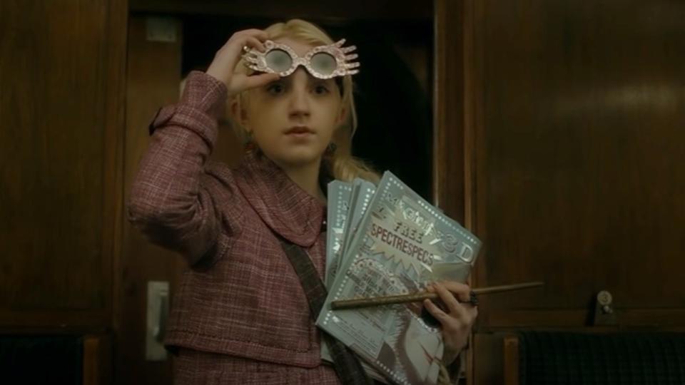 Luna Lovegood Finds Harry Stunned On The Hogwarts Express In Half-Blood Prince