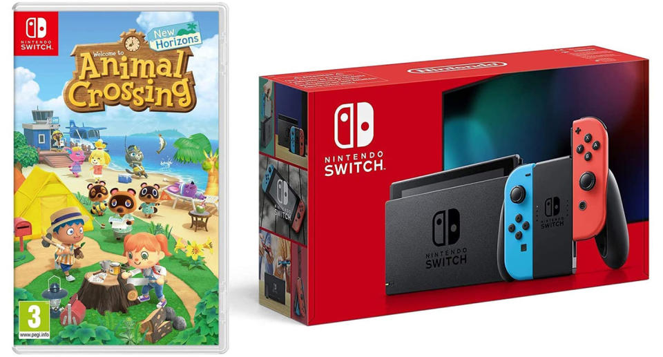 Nintendo Switch + Animal Crossing New Horizons 