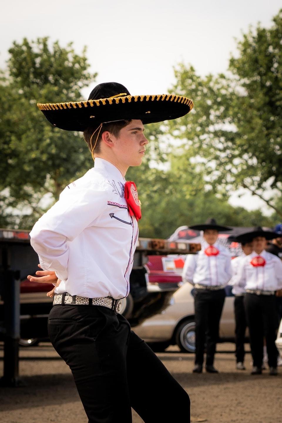 Yvonne Sweeney has been teaching dance at Ballet Folklorico Sierra Linda for 18 years. Her dance group is scheduled to perform 11 times from now through June. The group practices Saturdays at the Fit Warriors Gym at 1525 S. Mooney Boulevard in Visalia.