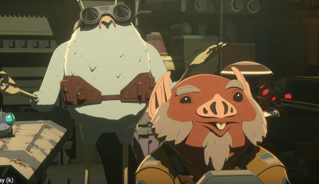 Flix and Orka in Star Wars Resistance (Credit: Disney)