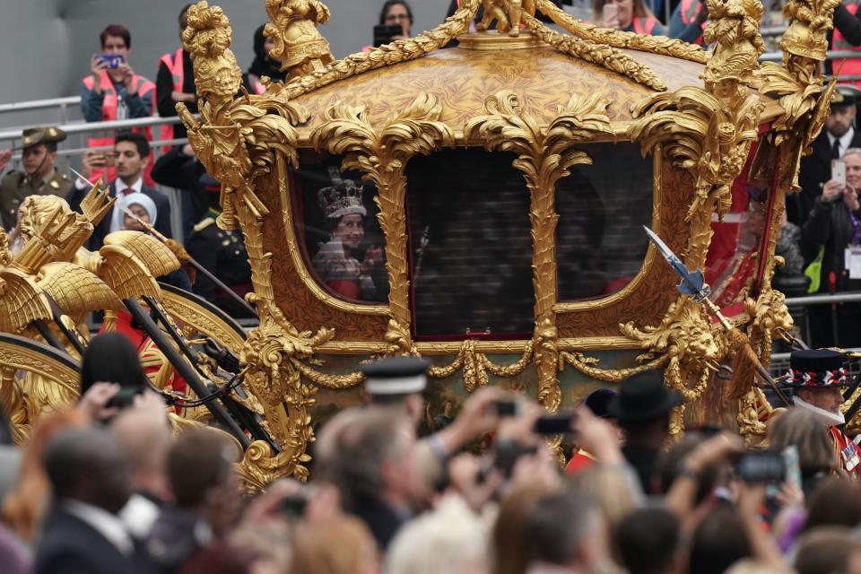 The Queen’s carriage (PA)