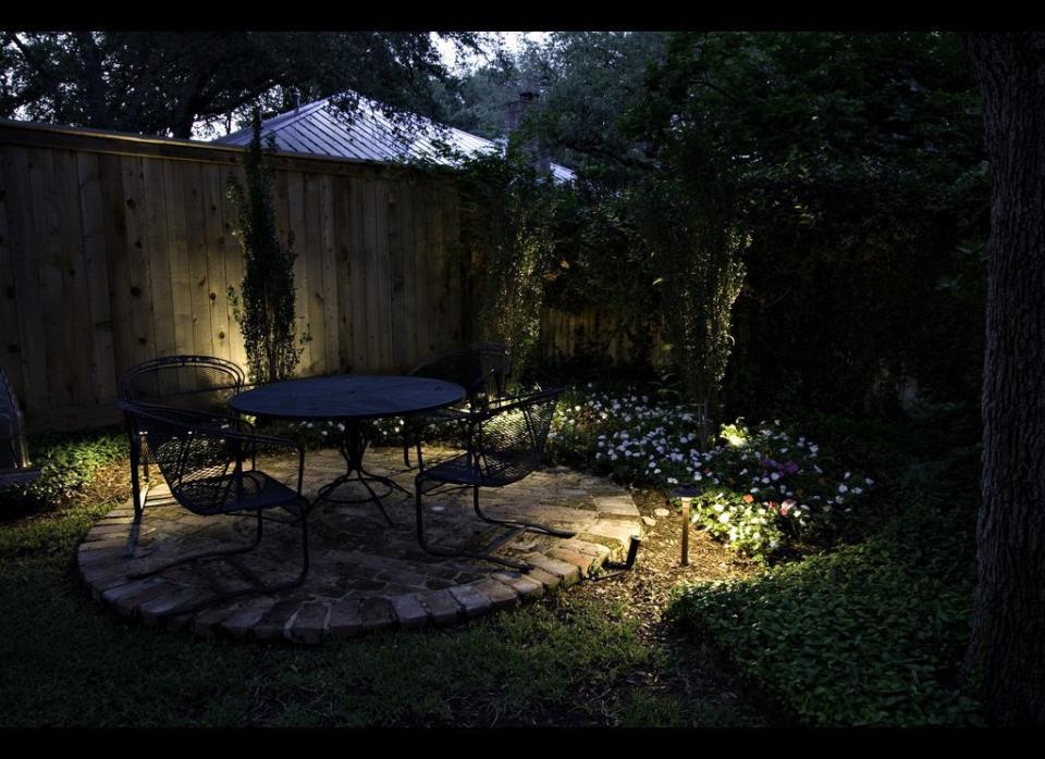 We love the look of a lighted garden, it's pretty and allows us to enjoy the space at night. Plus, it's simple to create. You can purchase small spotlights and place them in areas you'd like to illuminate, or flood lights to cover a larger space. But, as an easy alternative, you can purchase tube lighting and wrap it around the perimeter of your garden or on outdoor furniture.    For a full tutorial on installing landscape lighting, visit <a href="http://www.thisoldhouse.com/toh/how-to/intro/0,,451473,00.html" target="_hplink">This Old Hous</a>e. 