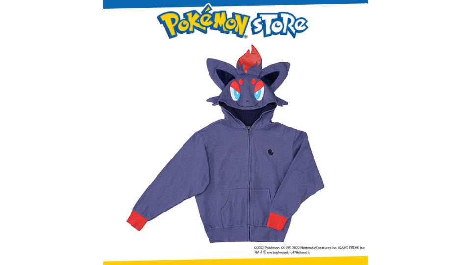 [Pre-order] Pokémon Center Original Zorua Hoodie Halloween Harvest Festival (Free Size). (Photo: Shopee SG)