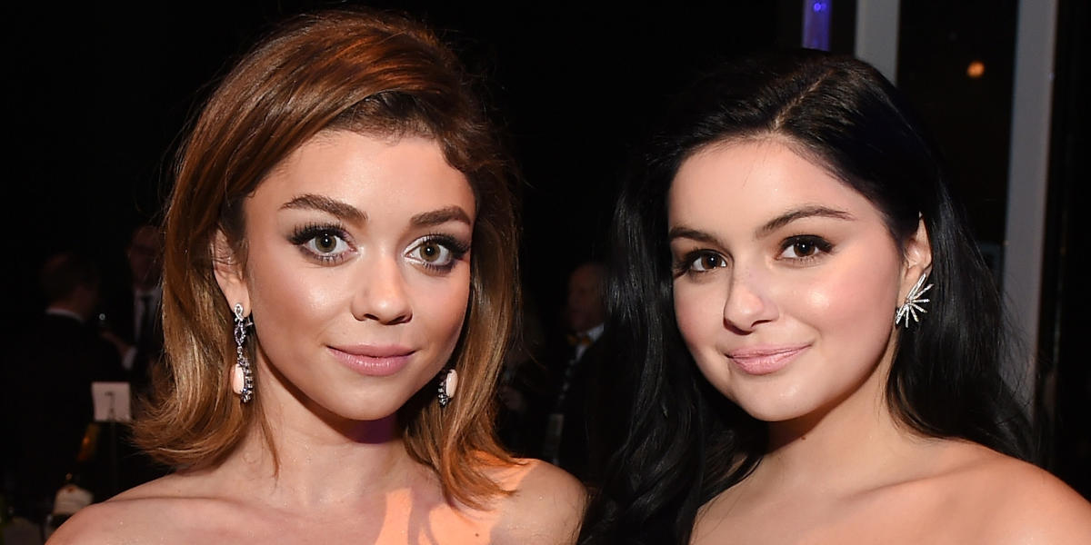 1200px x 600px - Sarah Hyland defends Ariel Winter's nearly naked dress: 'She's a sexy and  confident woman'