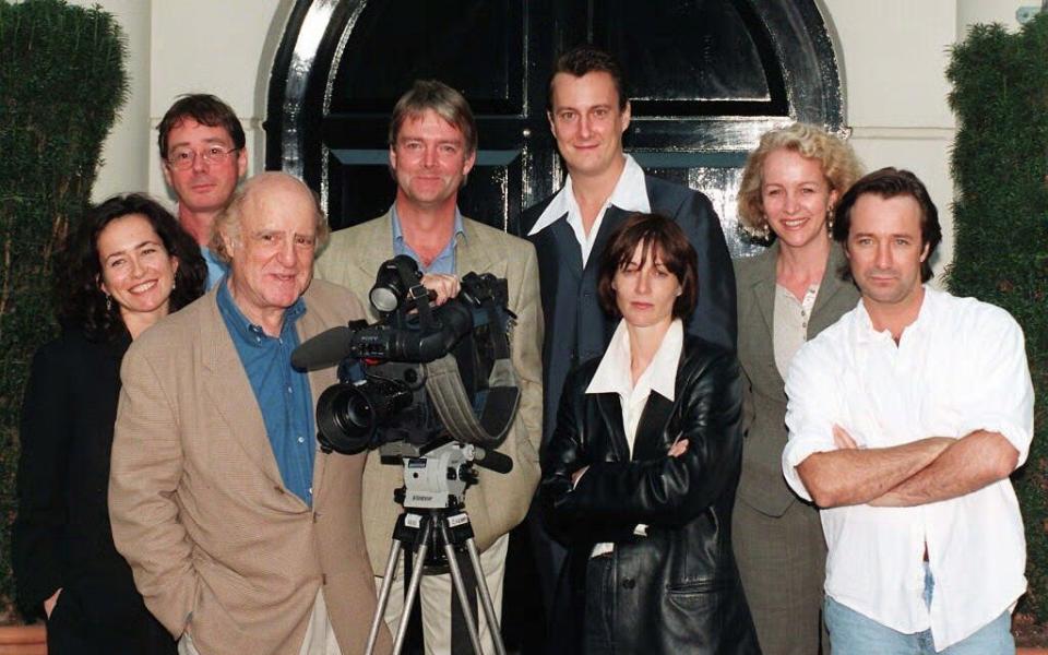 The Drop the Dead Donkey cast in 1996 - PA