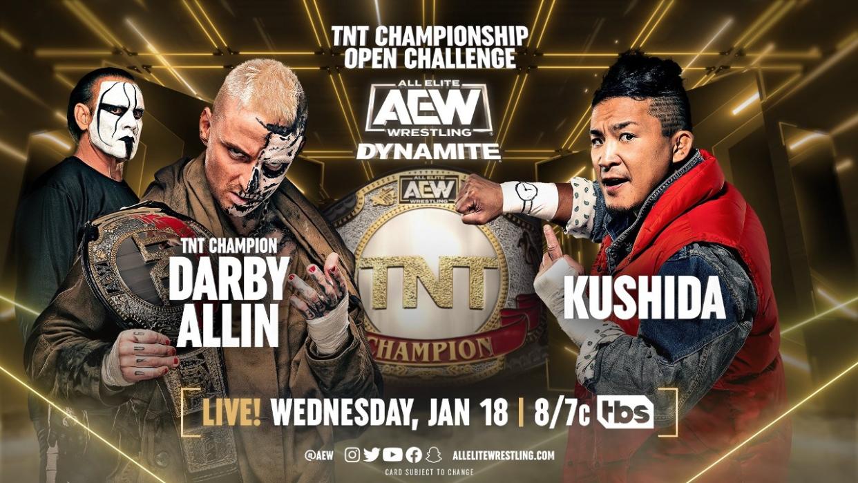 KUSHIDA To Challenge For TNT Title On 1/18 AEW Dynamite, Updated Card