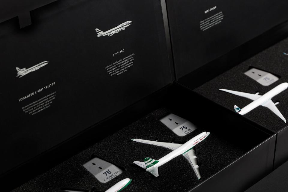 Cathay Pacific's 75th Anniversary products