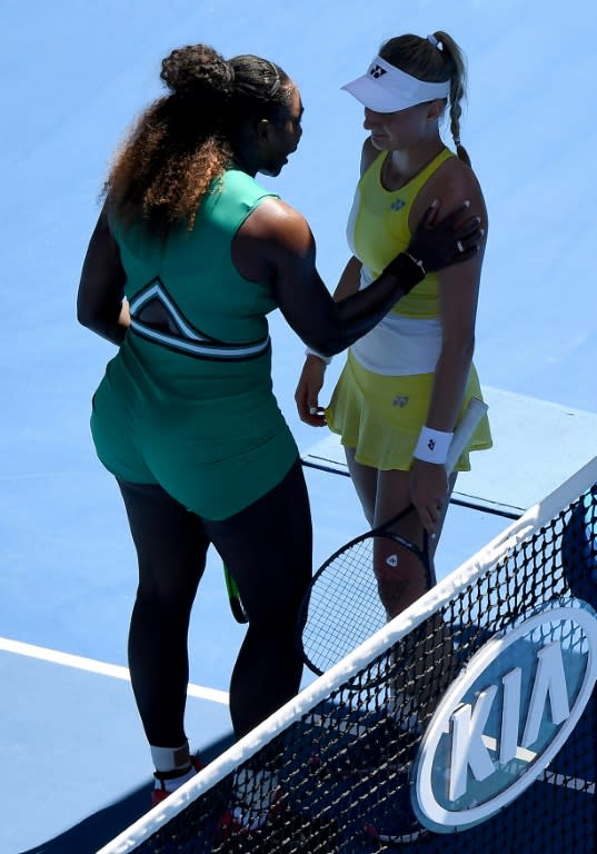 After handing out a 6-2, 6-1 mauling Serena Williams comforted Dayana Yastremska telling her: "You did amazing, you're gonna make it, don't cry"