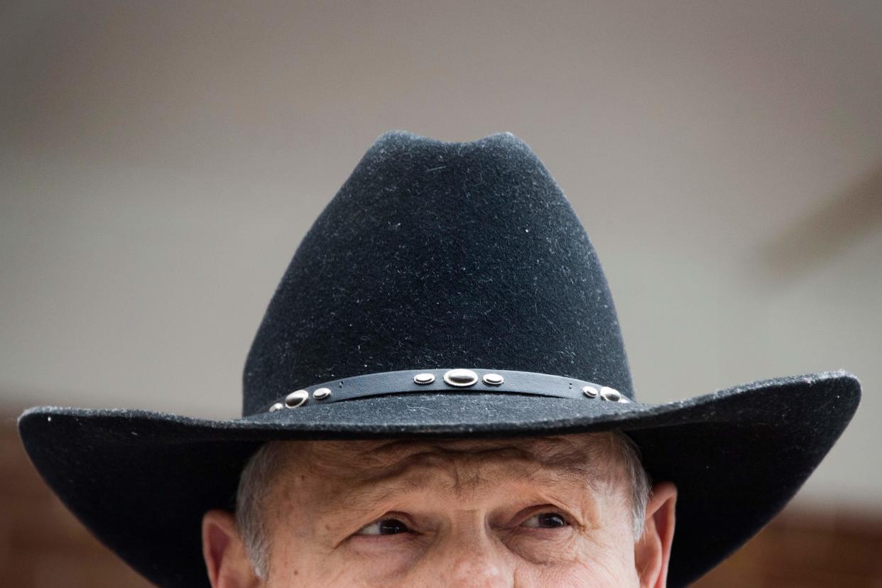 Roy Moore's legal fees keep piling up. (Photo: JIM WATSON via Getty Images)