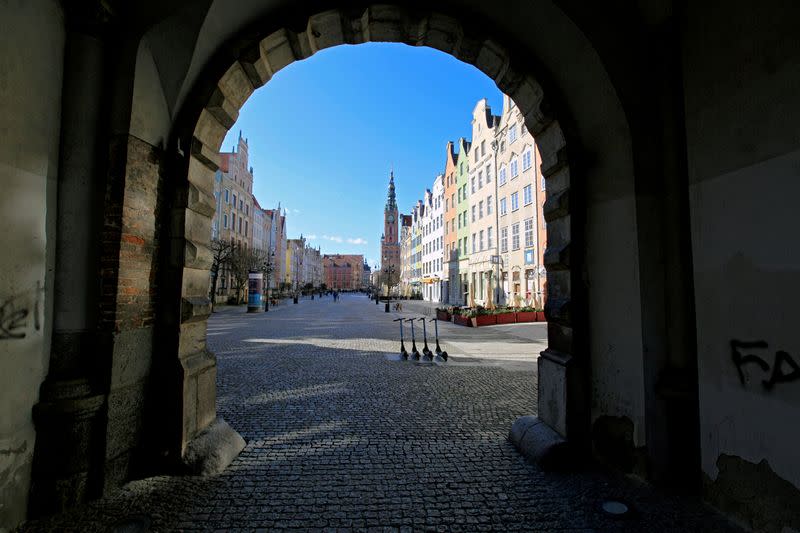 FILE PHOTO: The spread of the coronavirus disease (COVID-19) in Poland