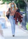 <p>Busy Philipps is ready for spring in her coordinating florals in New York City on Monday. </p>