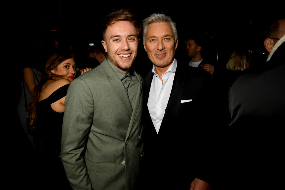 Roman Kemp and Martin Kemp attend the Sony BRITs after-party at The Standard on February 18, 2020 in London, England. (Photo by Dave J Hogan/Getty Images for Sony)