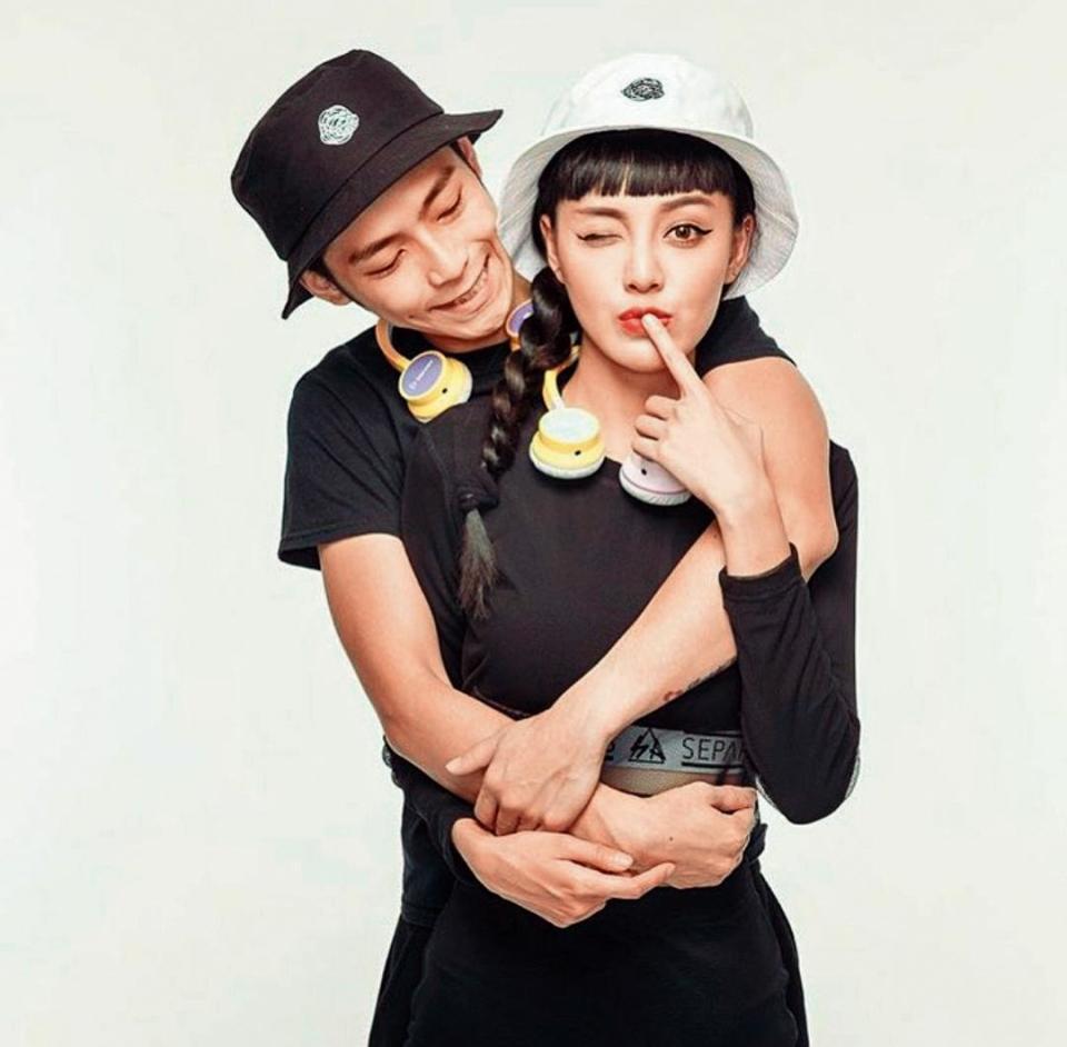 陳希騰曾和女模李函熱戀，兩人經常一同為潮流雜誌拍攝和出席時尚活動。（翻攝自陳希騰IG）