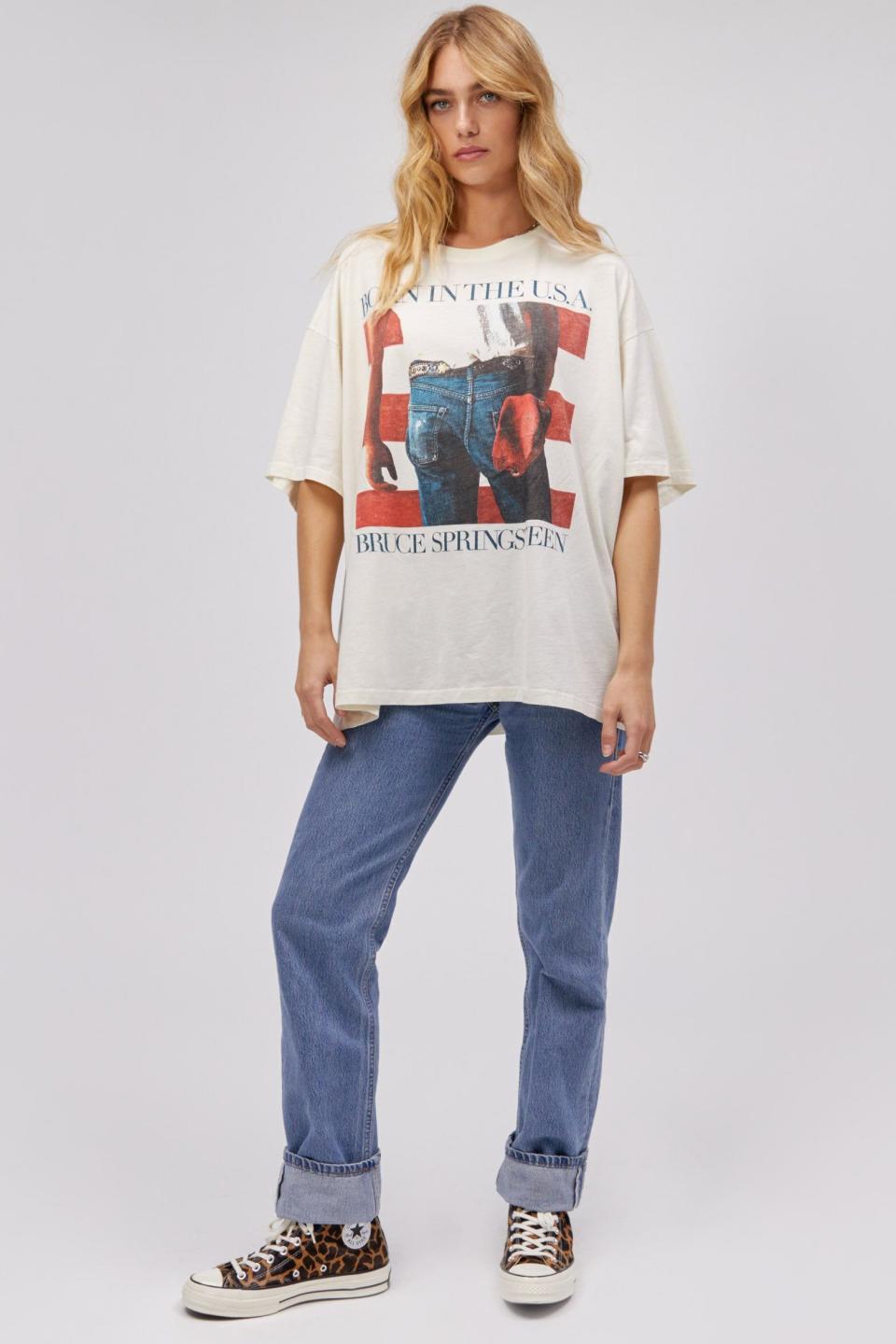 <p><a href="https://go.redirectingat.com?id=74968X1596630&url=https%3A%2F%2Fdaydreamerla.com%2Fcollections%2Fshort-sleeve%2Fproducts%2Fbruce-springsteen-americana-1&sref=https%3A%2F%2F" rel="nofollow noopener" target="_blank" data-ylk="slk:Shop Now;elm:context_link;itc:0;sec:content-canvas" class="link ">Shop Now</a></p><p>Bruce Springsteen Americana OS Tee</p><p>$78.00</p><p>daydreamerla.com</p>