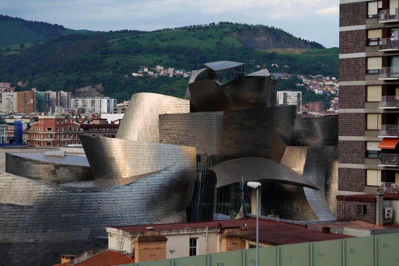 General view of the Guggenheim Museum on the day it reopens its doors following a three-month closure, amid the coronavirus disease (COVID-19) outbreak, in Bilbao