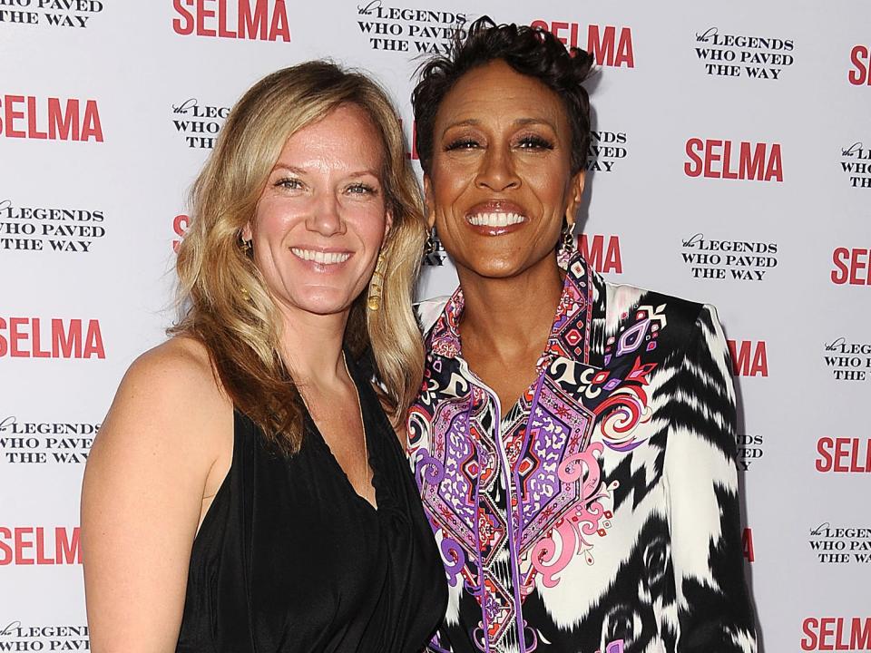 Robin Roberts and Amber Laign