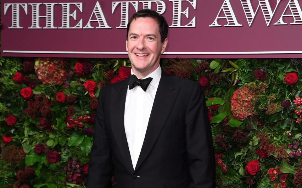 Red carpet photo of George Osbourne in black tie - Karwai Tang/Wire Image