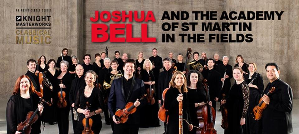 Joshua Bell, la Academia de St. Martin y el Ballet de Miami en el Arsht Center.