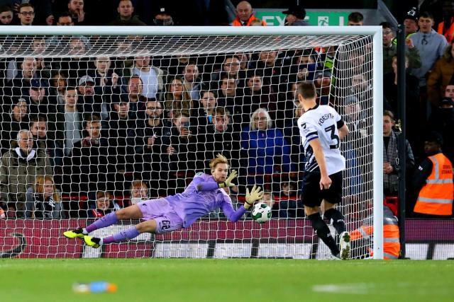 Caoimhin Kelleher knows Liverpool's Carabao Cup progression helps his game time