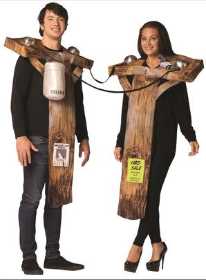 Ulility Pole Couples Costume